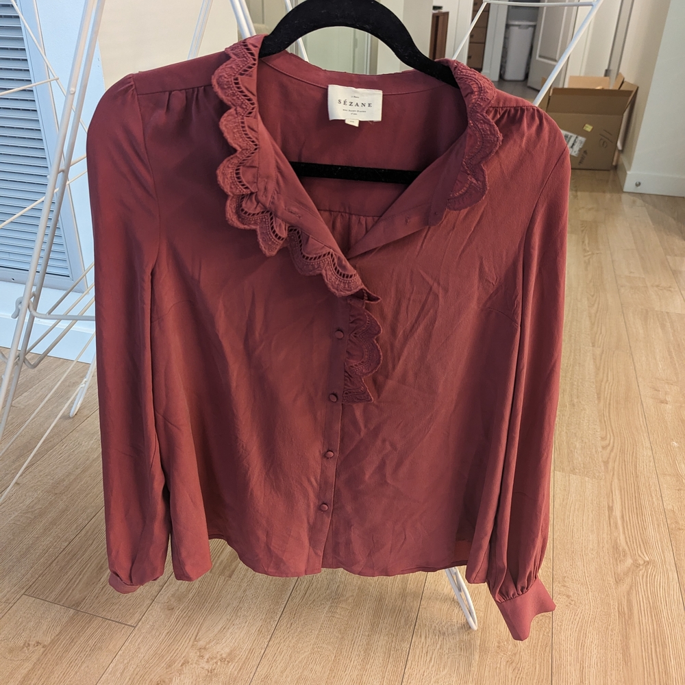 Sezane Chlo blouse size 40